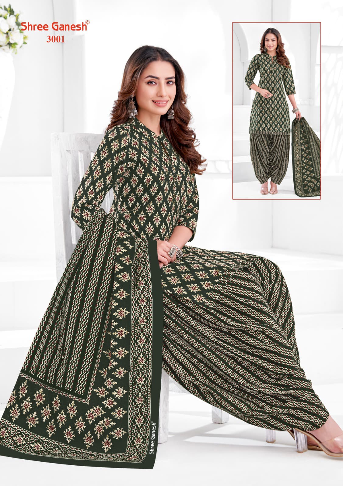 Hansika Special Vol 1 By Shree Ganesh Cotton Dress Material Exporters In India